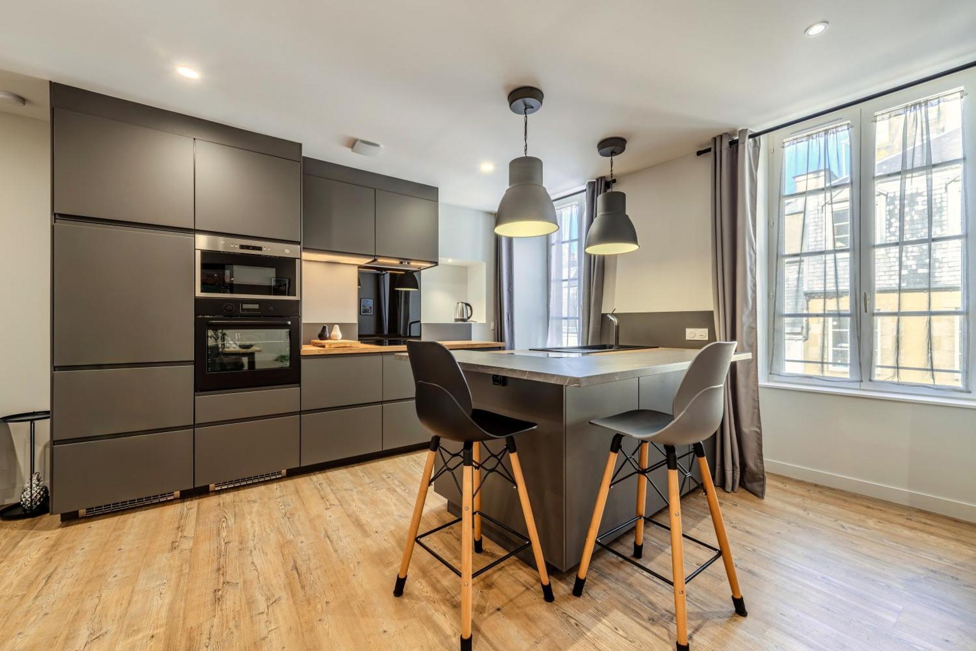 Appartement Du Theatre 莫尔莱 外观 照片